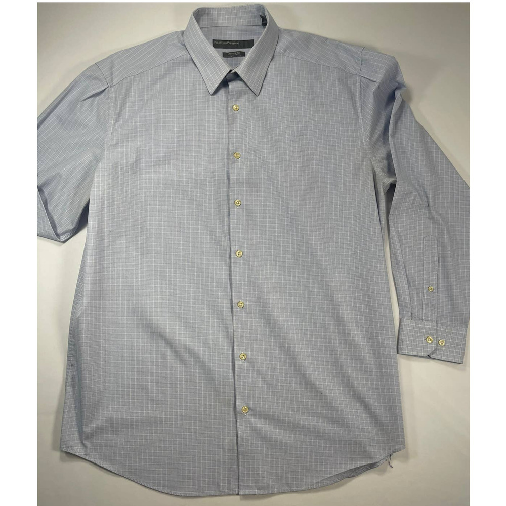 Perry Elis Portfolio Size 18 36/37 long-sleeved Men's Shirt